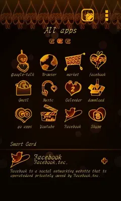 Warm Heart GOLauncher EX Theme android App screenshot 1